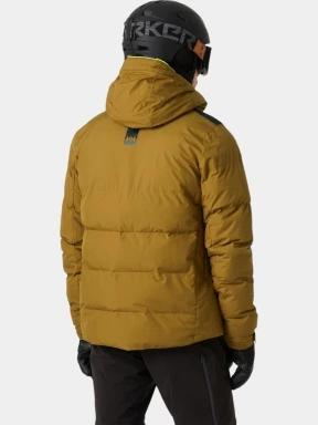 Helly Hansen Kvitfjell Race Puffy Jacket férfi steppelt síkabát barna színben 3