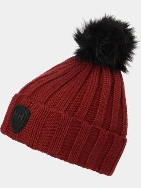 Helly Hansen W Limelight Beanie női bojtos sapka piros színben 1