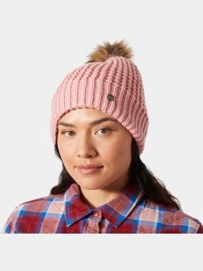 Helly Hansen W Snowfall Beanie női bojtos sapka rózsaszín színben 3