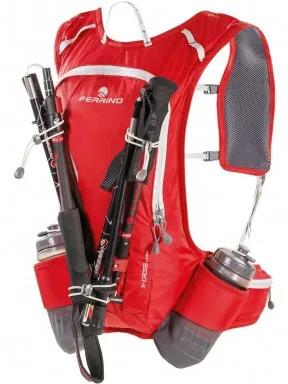 Ferrino Backpack X-Cross futó hátizsák piros színben 3