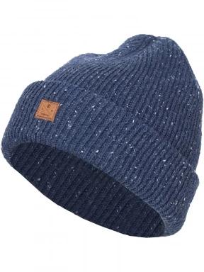Fundango Owen Beanie kötött sapka kék színben 1