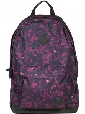 Fundango Plain Backpack női városi hátizsák lila színben 1