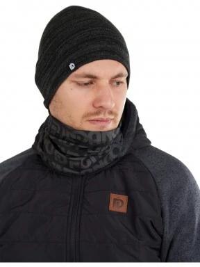 Fundango Asher Beanie férfi kötött sapka szürke színben 1