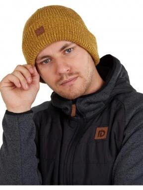 Fundango Owen Beanie férfi kötött sapka sárga színben 3