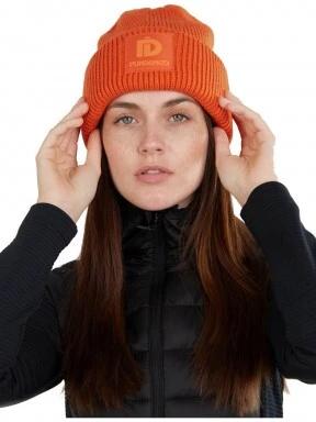 Fundango Elion Beanie kötött sapka narancssárga színben 3
