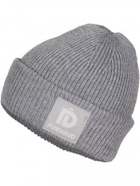 Fundango Elion Beanie kötött sapka szürke színben 1