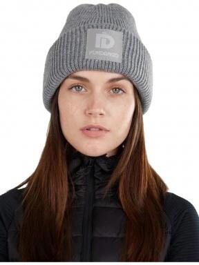 Fundango Elion Beanie kötött sapka szürke színben 3