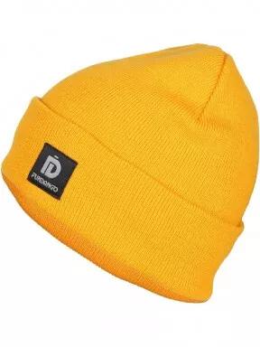 Fundango Nahu Beanie kötött sapka sárga színben 1