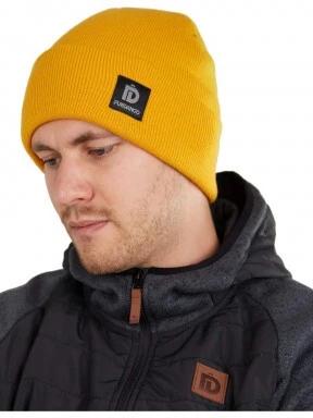 Fundango Nahu Beanie kötött sapka sárga színben 3