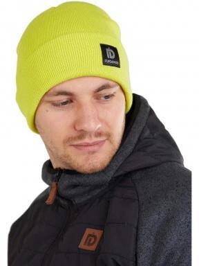 Fundango Nahu Beanie kötött sapka sárga színben 3