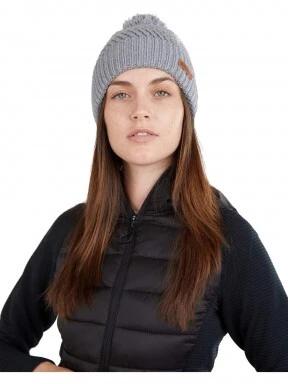 Fundango Renna Beanie női kötött sapka szürke színben 3