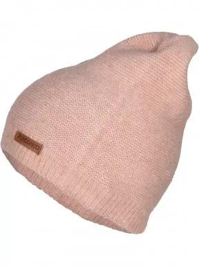 Fundango NARA Beanie női kötött sapka rózsaszín színben 1