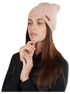 Fundango NARA Beanie női kötött sapka rózsaszín színben 3