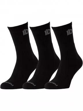 Fundango SPORT 3 PACK sportzokni fekete színben 1