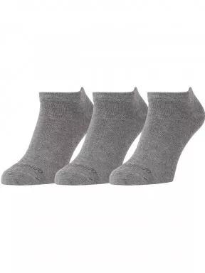 Fundango NOSHOW BASIC 3 PACK sportzokni szürke színben 1