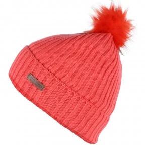 Fundango MERNA Beanie női bojtos sapka magenta színben 1