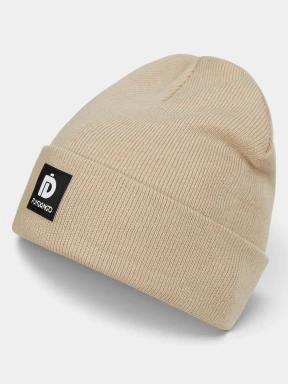 Fundango Kingdom Beanie kötött sapka homok színben 1