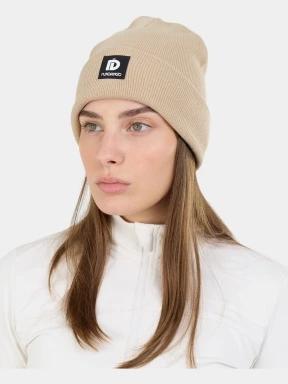 Fundango Kingdom Beanie kötött sapka homok színben 3