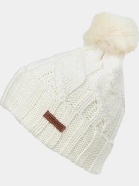 Fundango Renna Beanie női bojtos sapka fehér színben 1