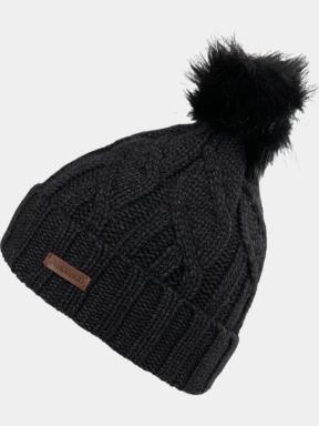 Fundango Renna Beanie női bojtos sapka fekete színben 1