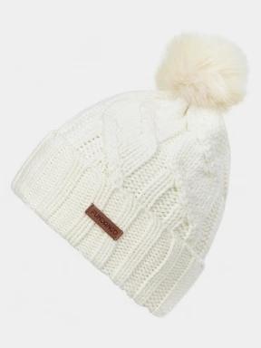 Fundango Renna Beanie női bojtos sapka fehér színben 1
