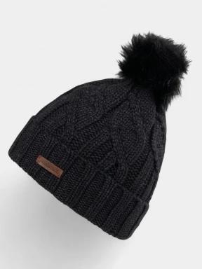 Fundango Renna Beanie női bojtos sapka fekete színben 1