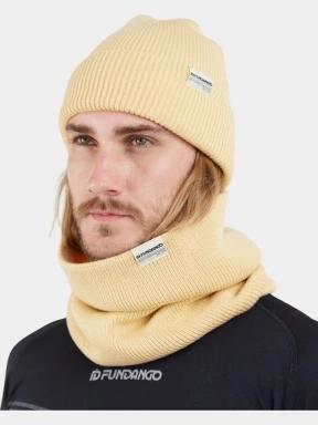 Fundango Tara Beanie sapka sárga színben 3