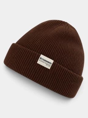 Fundango Tara Beanie kötött sapka barna színben 1
