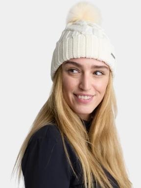 Fundango Renna II Beanie női kötött sapka fehér színben 3