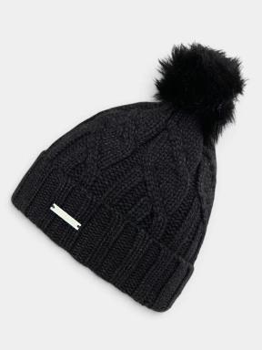 Fundango Renna II Beanie női kötött sapka fekete színben 1