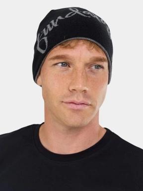 Fundango Ace Beanie kötött sapka fekete színben 1
