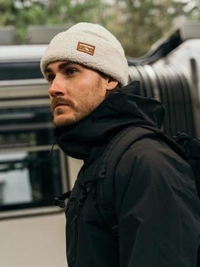 Fundango Zeo Fleece Beanie kötött sapka fehér színben 1