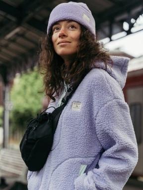 Fundango Zeo Fleece Beanie kötött sapka lila színben 3