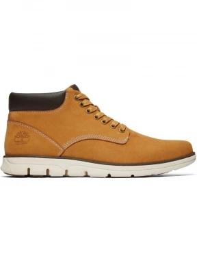 Timberland Bradstreet Chukka Leather férfi magasszárú cipő barna színben 1