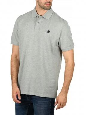 Timberland Basic Polo férfi galléros póló szürke színben 1