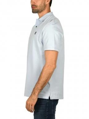 Timberland Basic Polo férfi galléros póló világoskék színben 3