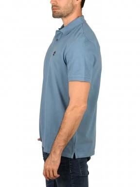 Timberland Basic Polo férfi galléros póló kék színben 3