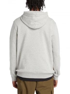 Timberland Tree Logo Hoodie férfi kapucnis pulóver szürke színben 3