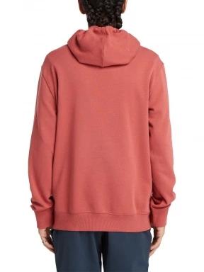 Timberland Tree Logo Hoodie férfi kapucnis pulóver piros színben 3