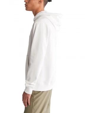 Timberland Tree Logo Hoodie férfi kapucnis pulóver fehér színben 3