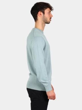 Timberland Cotton Yd Sweater férfi pulóver kék színben 3