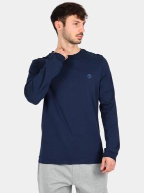 Timberland Long Sleeve Tee férfi hosszú ujjú póló sötétkék színben 1