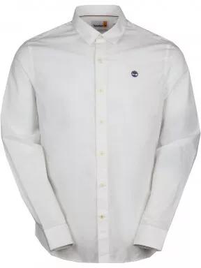 LS Eastham River Stretch Poplin Solid Shirt Fitted