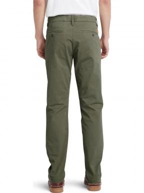 Timberland Stretch Twill Chino Pant férfi chino nadrág zöld színben 3