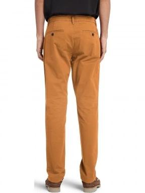 Timberland Stretch Twill Chino Pant férfi chino nadrág barna színben 3