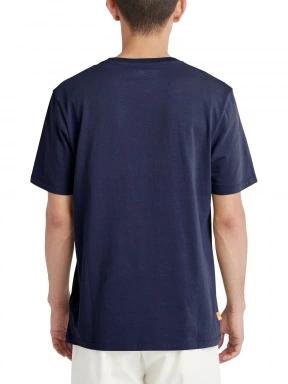 Timberland Tree Logo Short Sleeve Tee férfi rövid ujjú póló sötétkék színben 3