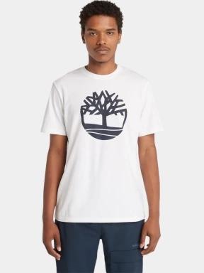 Timberland Tree Logo Short Sleeve Tee férfi rövid ujjú póló fehér színben 1