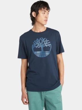 Timberland Tree Logo Short Sleeve Tee férfi rövid ujjú póló sötétkék színben 1