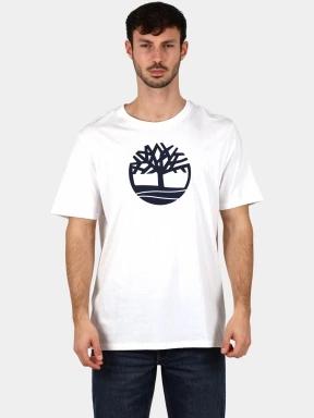 Timberland Tree Logo Short Sleeve Tee férfi rövid ujjú póló fehér színben 1