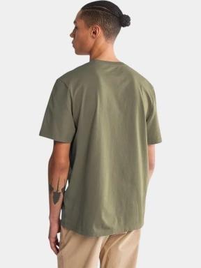 Timberland Tree Logo Short Sleeve Tee férfi rövid ujjú póló zöld színben 3